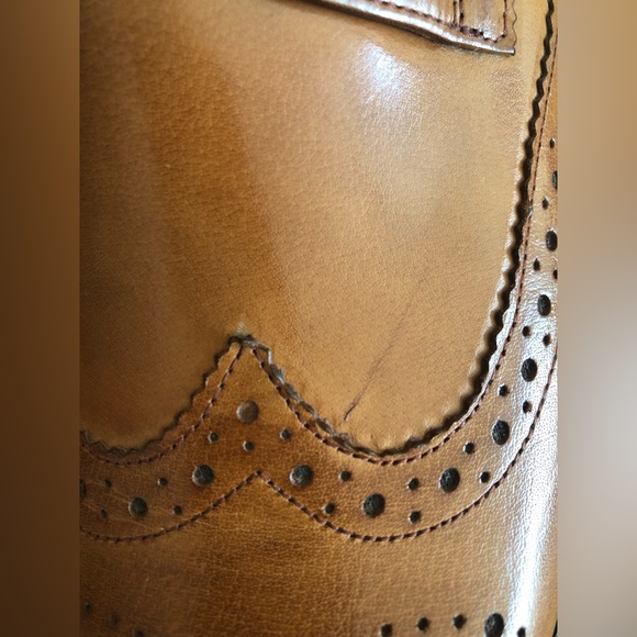 BROWN LEATHER DRESS SHOES - Picture 7 of 7